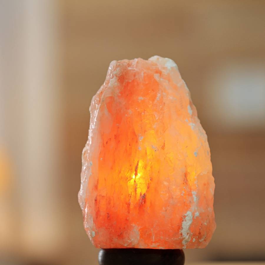 Zen Light - Lampe USB en Sel d'Himalaya Rock - Matériau 100% Authentique et Naturel - Sculpté à la Main– Câble USB fourni- Zen'Light - Image 3