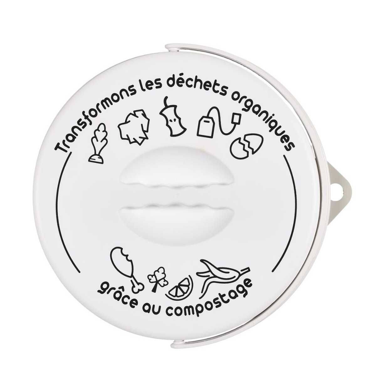 Seau à Compost Pliable 5L avec Anse et Couvercle - DAMIR - Image 9