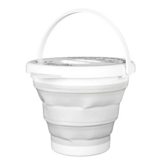Seau à Compost Pliable 5L avec Anse et Couvercle - DAMIR - Image 1