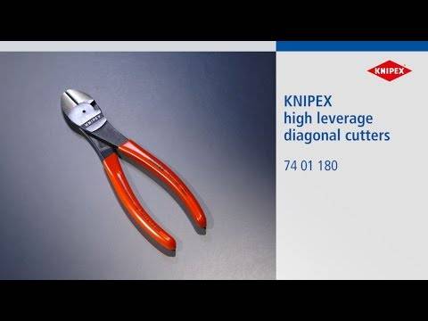 Knipex - Pince coupante de côté à forte démultiplication KNIPEX - 180 mm - 74 01 180 - Image 2