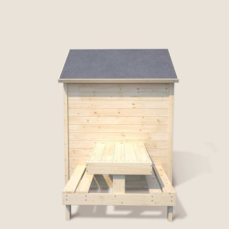 Soulet - Cabane en bois avec table pique-nique TIANA - Imagen 7