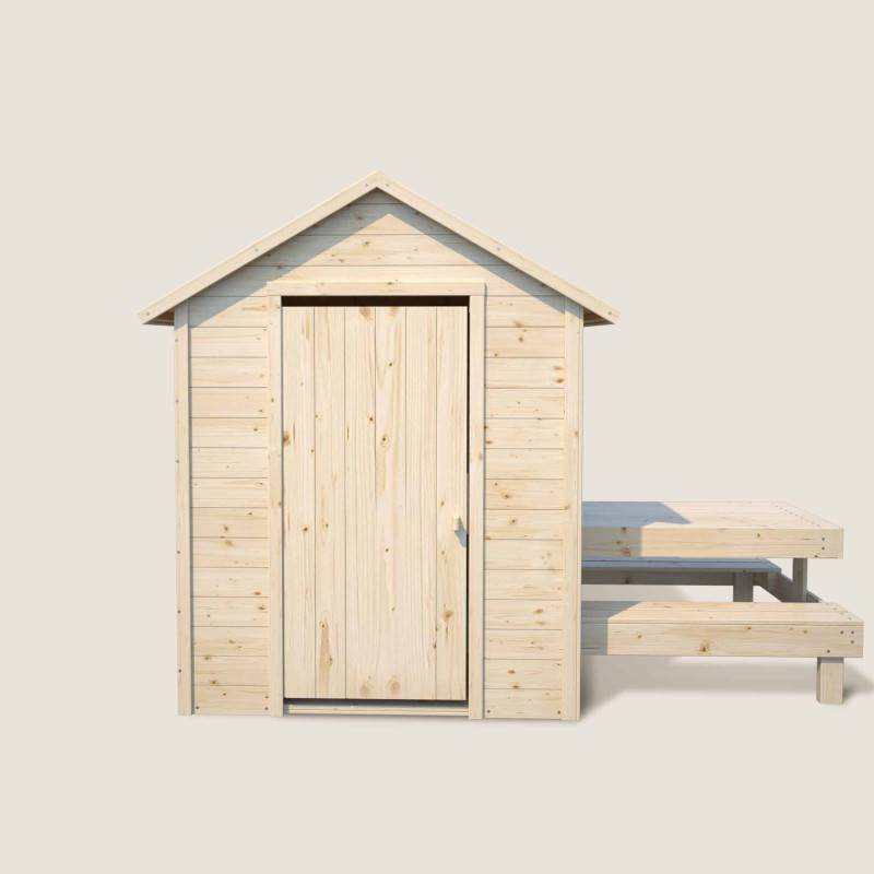 Soulet - Cabane en bois avec table pique-nique TIANA - Imagen 4