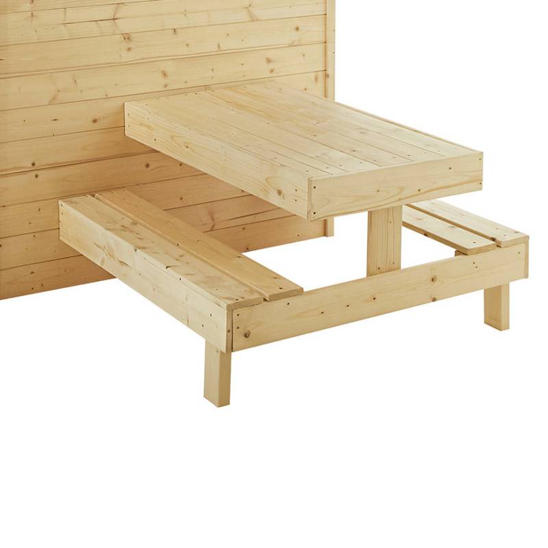 Soulet - Cabane en bois avec table pique-nique TIANA - Imagen 5