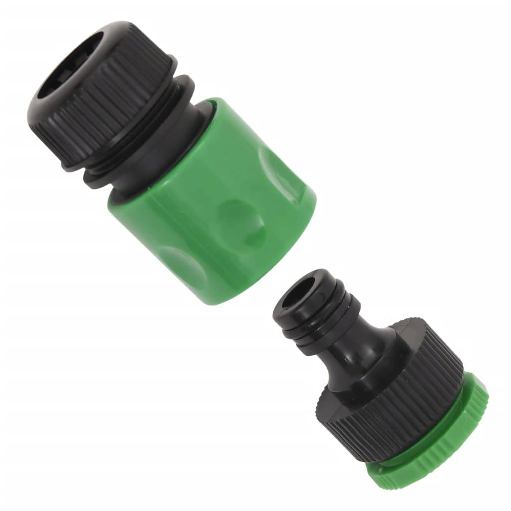 Vidaxl - Tuyau d'arrosage avec jeu de raccords vert 0,5" 20 m PVC vidaXL 154370 - Image 7