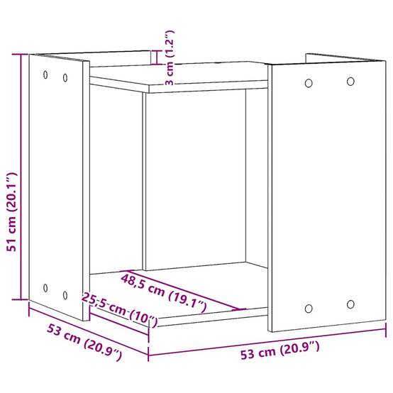 Chatiere bois marron 53 x 53 x 51 cm - Prolenta premium p342.6 - Image 9