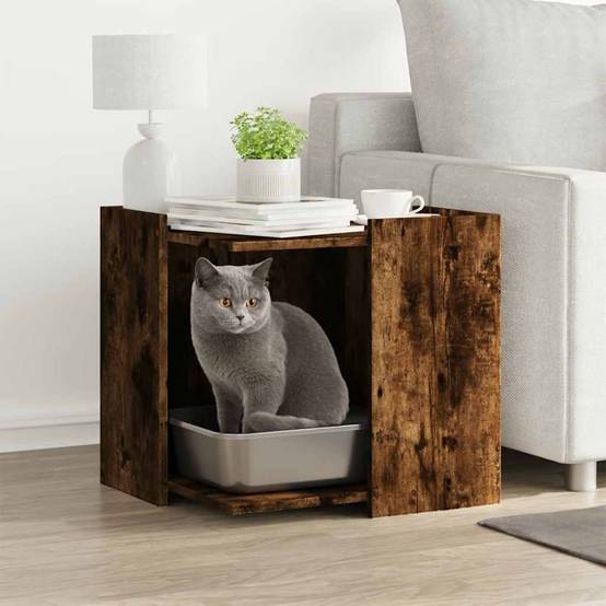 Chatiere bois marron 53 x 53 x 51 cm - Prolenta premium p342.6 - Image 2
