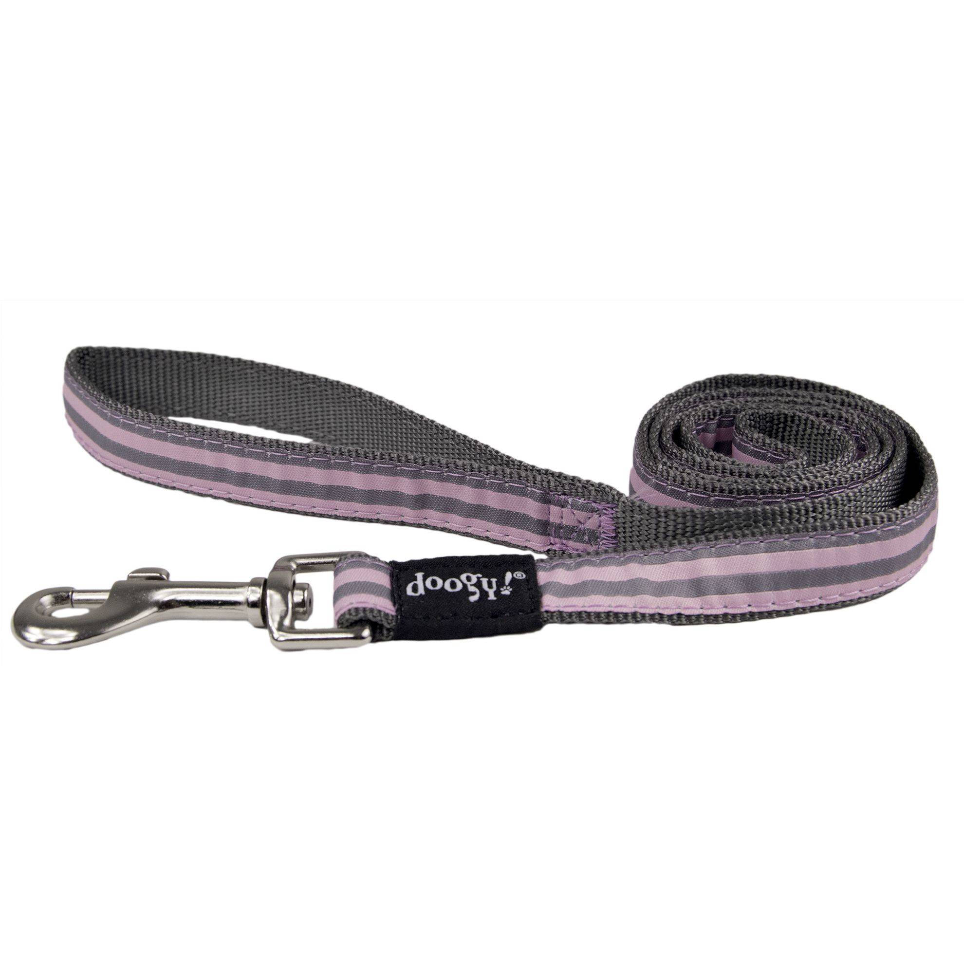 Laisse nylon fantaisie Doogy rose marin Taille : T2 DOOGY FASHION