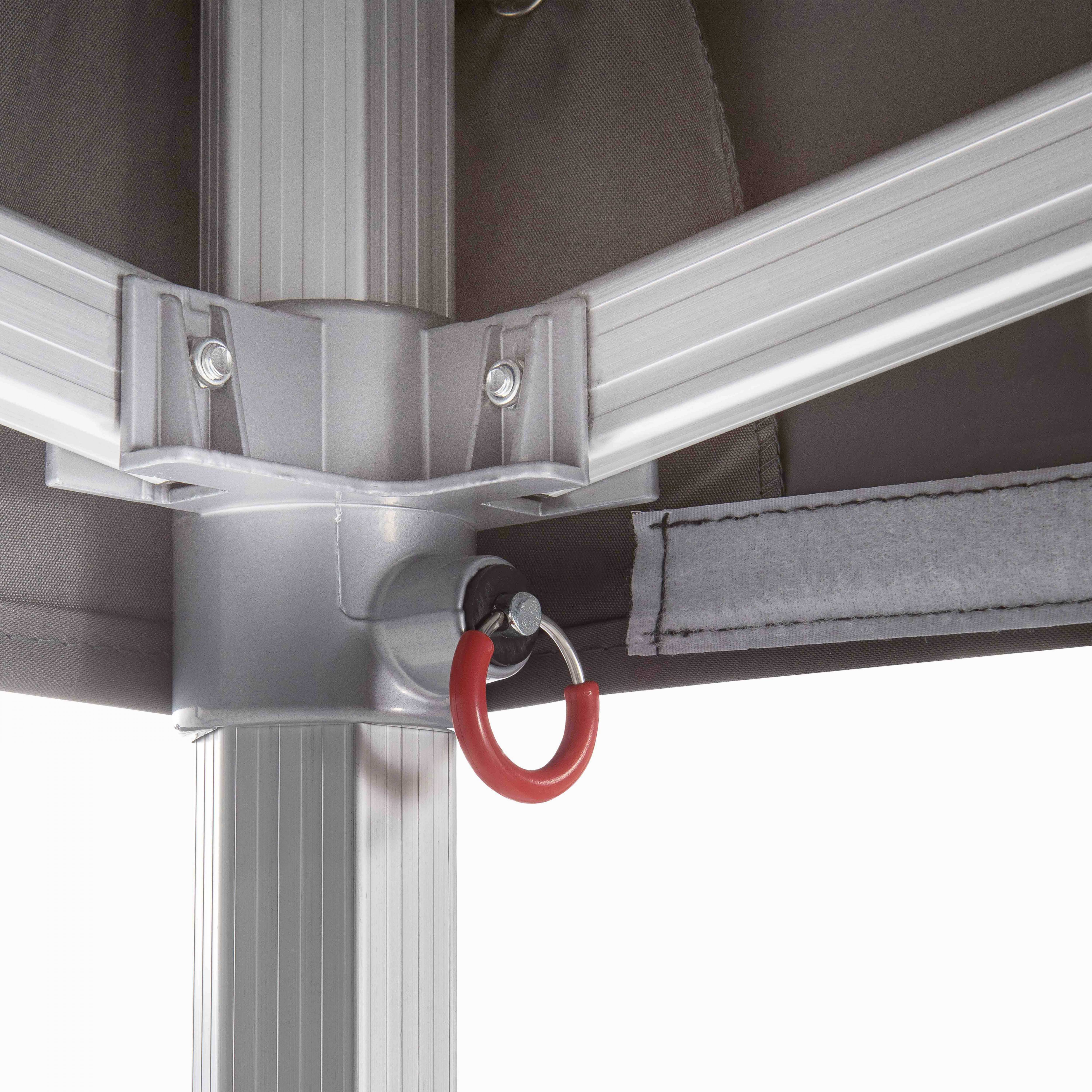 Oviala - Bâche de toit 4x4m pour tente pliante gris
 PRO 40 - Oviala - Imagen 1