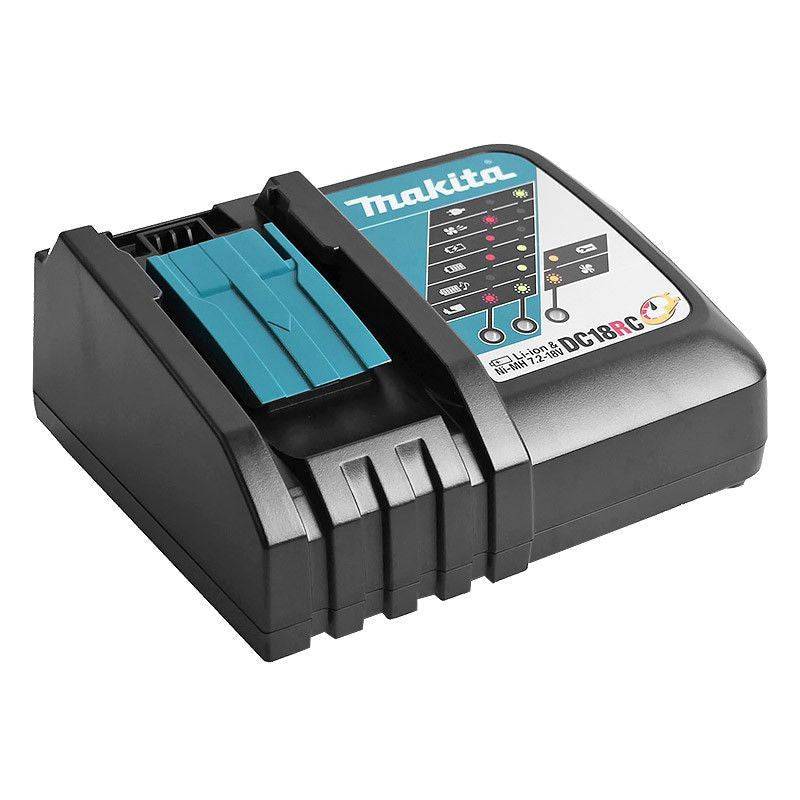 Makita - Perceuse visseuse à percussion 18 V Li-Ion 5 Ah Ø 13 mm MAKITA - 2 batteries, chargeur, coffret - DHP482RTJ - Imagen 3