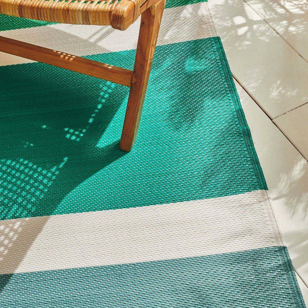 Jardindeco - Tapis extérieur en polypropylène Spargi 1744 vert 180 x 280 cm - Imagen 3