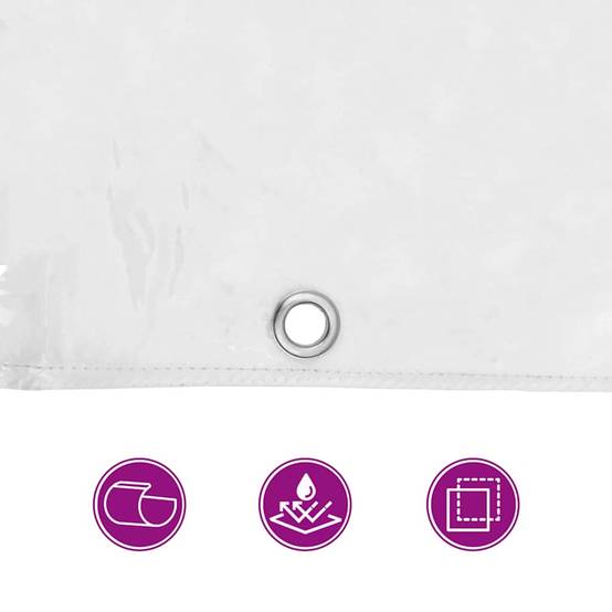 PANGIVO - Couverture végétale PVC transparent et blanc 500 x 300 cm - PANGIVO - Image 9