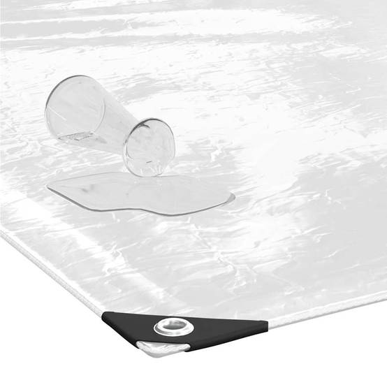 PANGIVO - Couverture végétale PVC transparent et blanc 500 x 300 cm - PANGIVO - Image 4