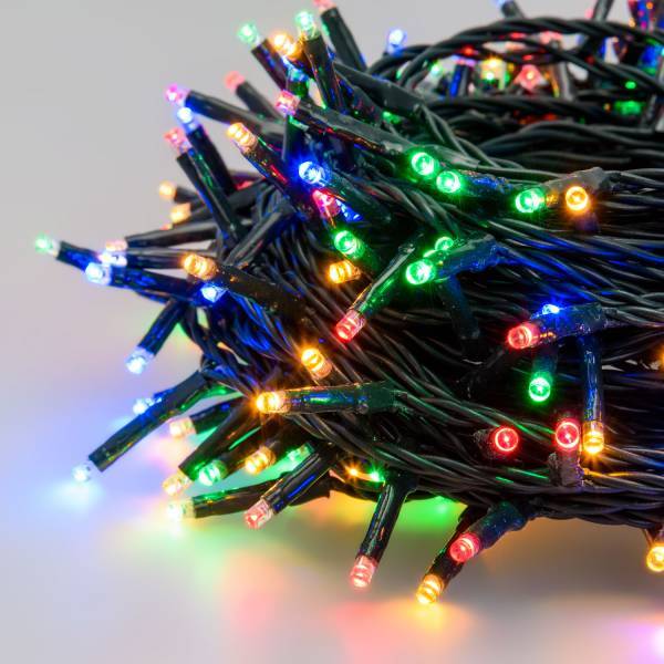 Lotti - Guirlande lumineuse 53M 750 miniLED multicolores 8 fonctions d'animation câble vert 30V Lotti - Imagen 1