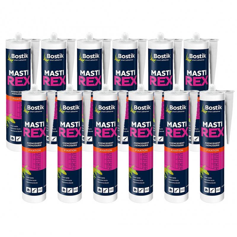Bostik - Mastic de fixation Mastirex cartouche de 310ml - BOSTIK - 30111685 - Image 2