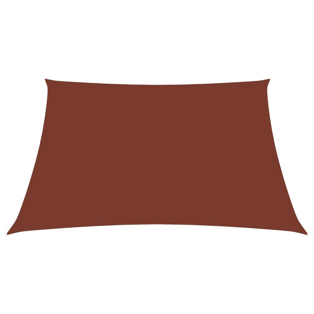 Helloshop26 - Voile toile d'ombrage parasol tissu oxford carré 2,5 x 2,5 m terre cuite - Imagen 2