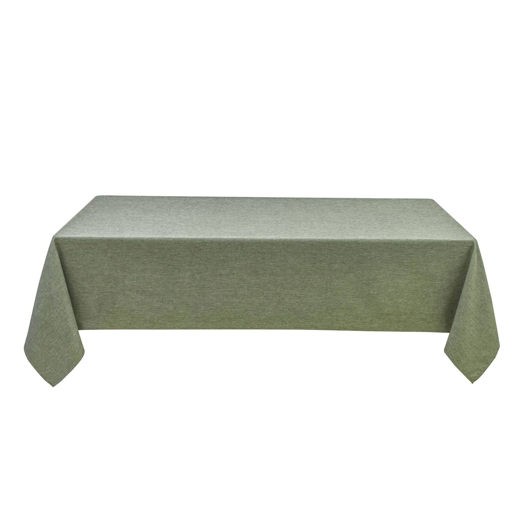 Home Maison - Nappe rectangulaire enduite et anti tache - HOME MAISON - Polyester - Vert Olive - Image 1