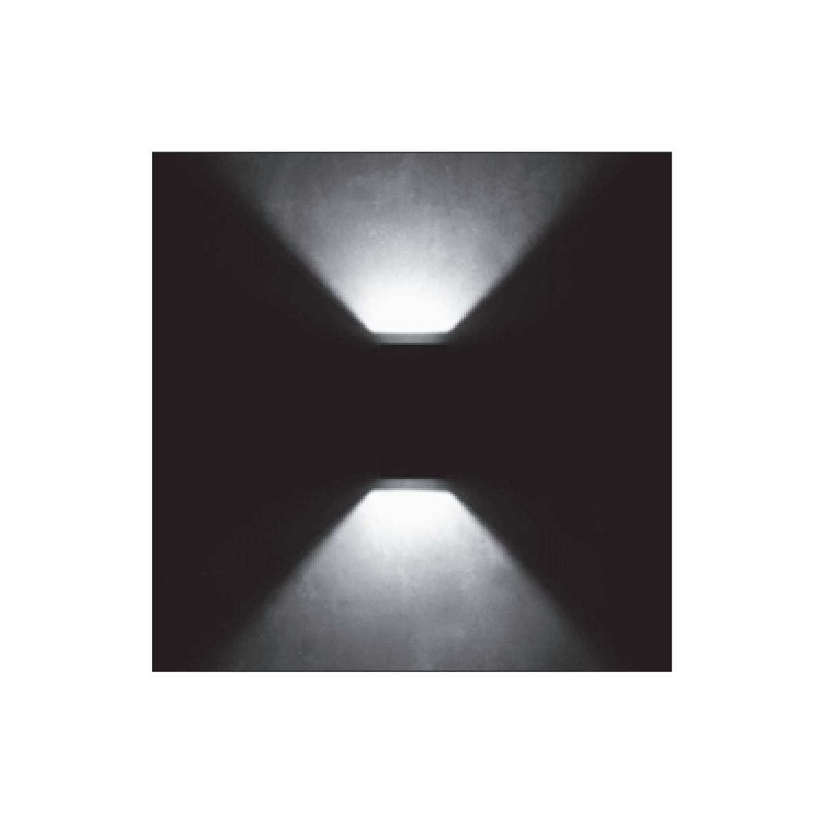 Applique murale extérieure Lampe LED 2x7W 3000K blanc chaud IP65 ASLO - Imagen 4