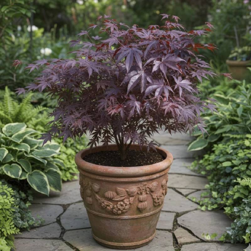 Érable du Japon Bloodgood, Acer palmatum - Pot de 4L - 60/100 cm - Imagen 7