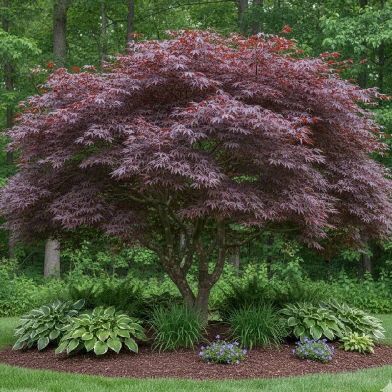 Érable du Japon Bloodgood, Acer palmatum - Pot de 4L - 60/100 cm - Imagen 10