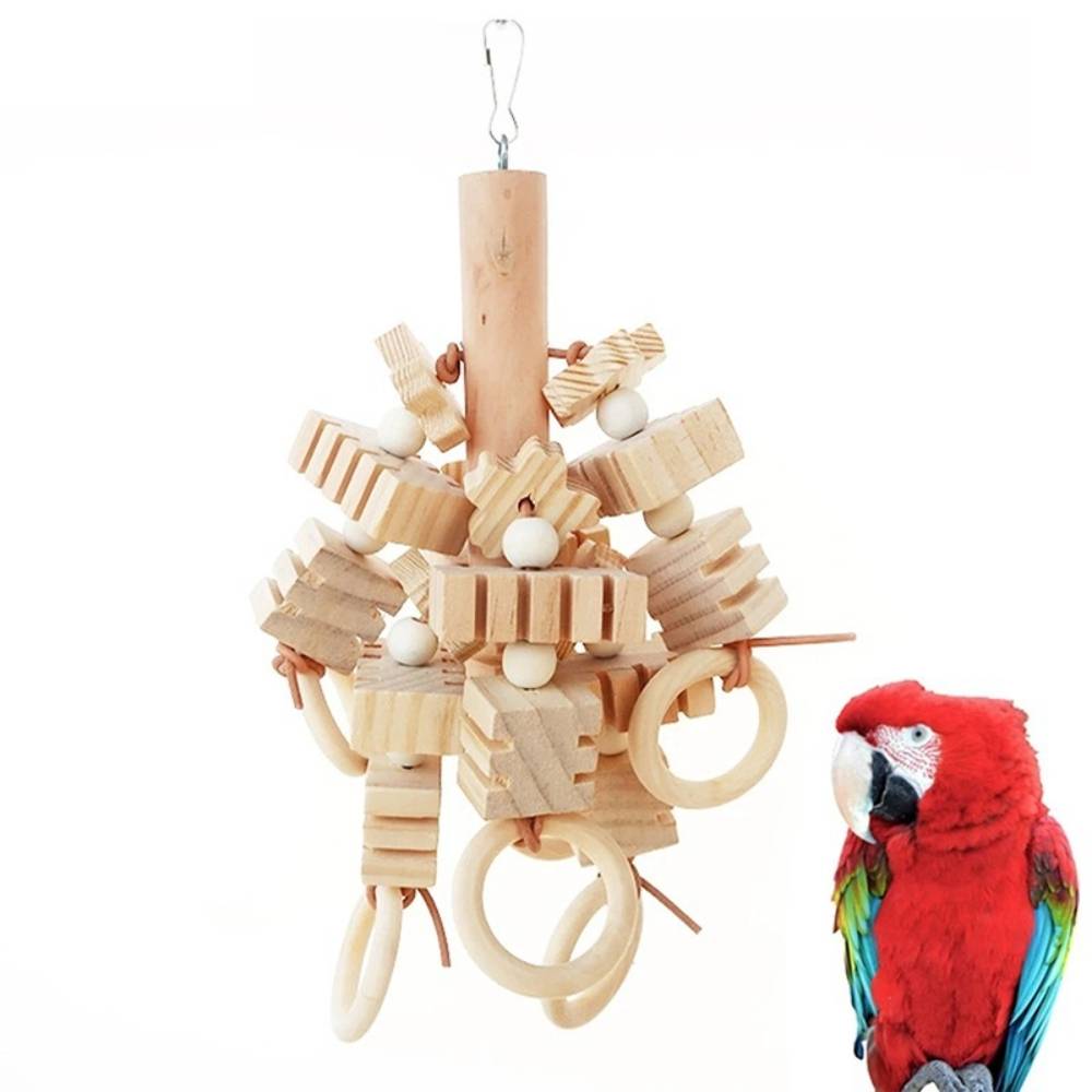 Jouets à mâcher pour oiseaux  - IntiMeg - Image 1