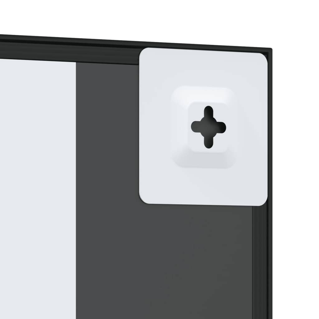 Maison Chic - Miroir mural noir 30x40 cm rectangulaire fer Maison Chic - Image 6