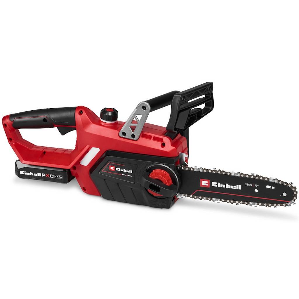 Einhell - Tronçonneuse sans fil - GE-LC 18/25-1 Li Kit 18 V - guide 25 cm - batterie 2,5 Ah - Image 1