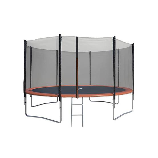 Trampoline Ø 4,27 m avec filet de sécurité et échelle - Image 1