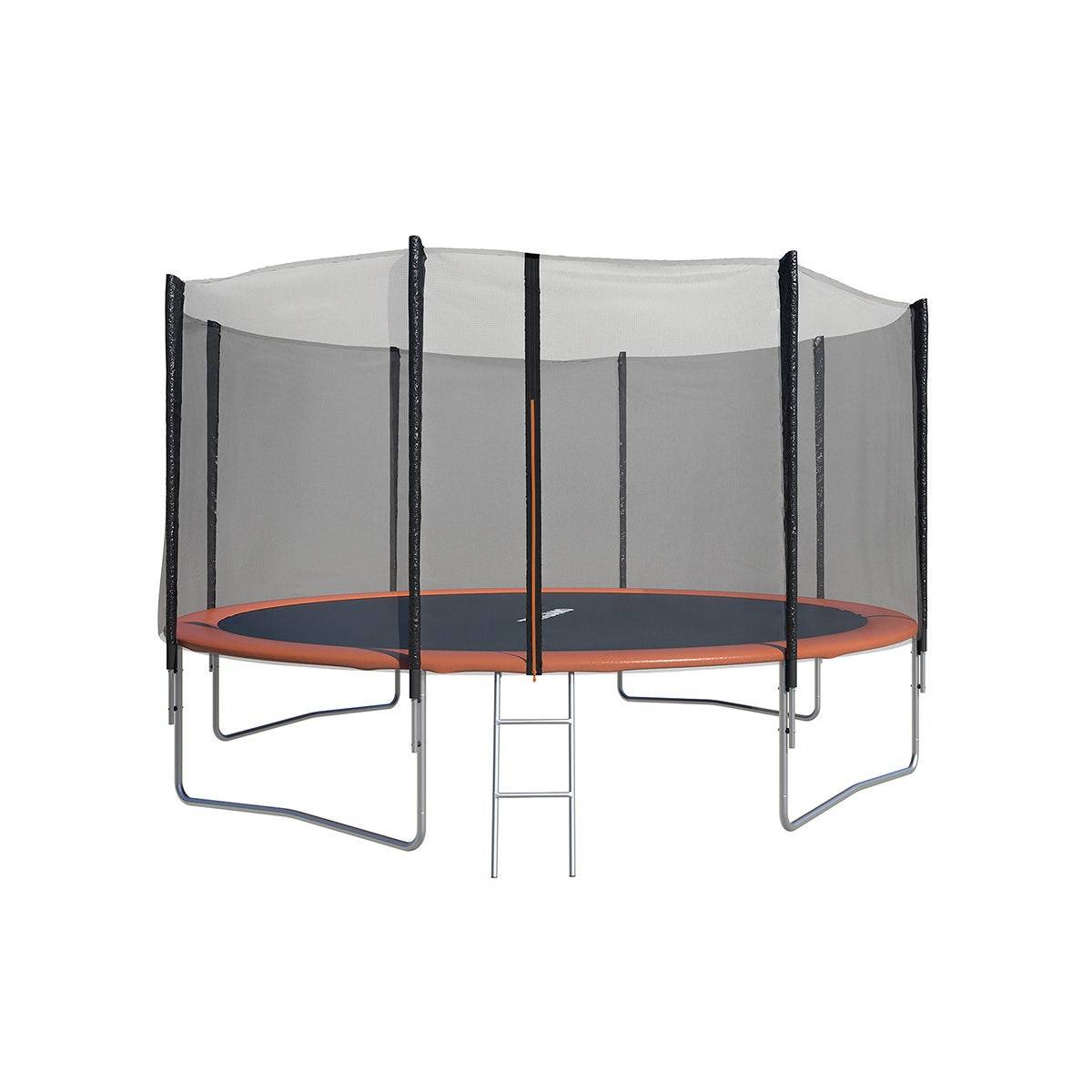 Trigano Jardin - Trampoline Ø 4,27 m avec filet de sécurité et échelle