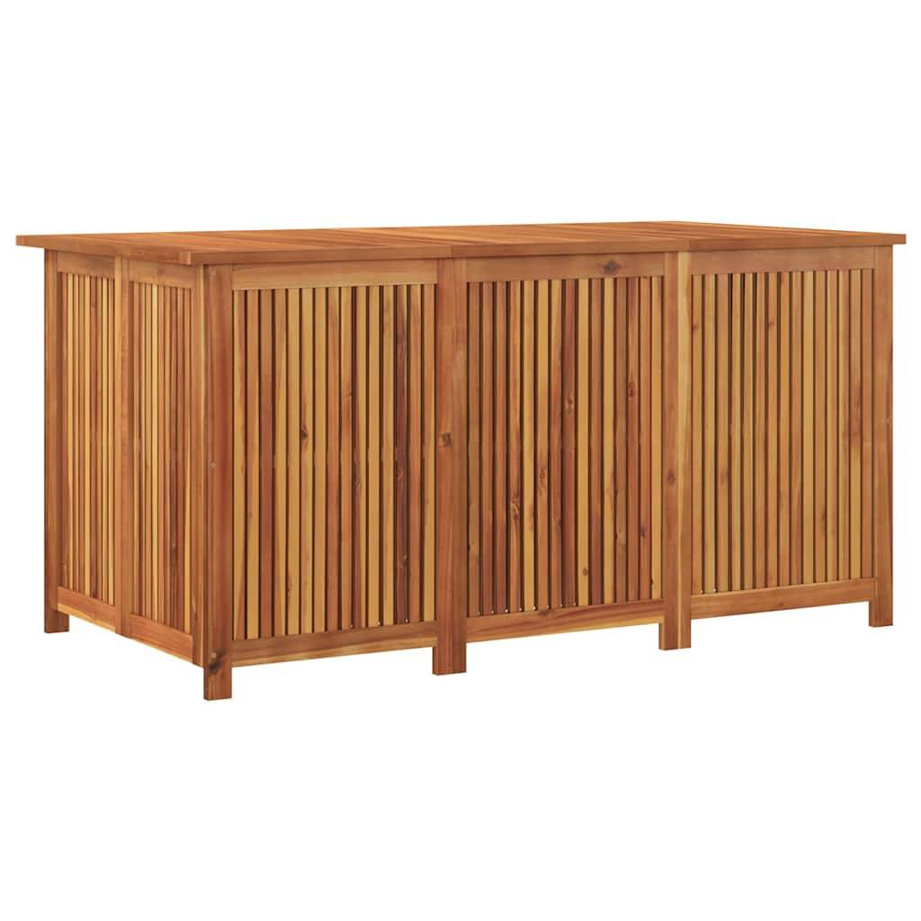 Grand Coffre de Jardin en Bois d'Acacia Massif avec Sac de Protection 150x80x75 cm – ComfortXL Outdoor Living - Image 9
