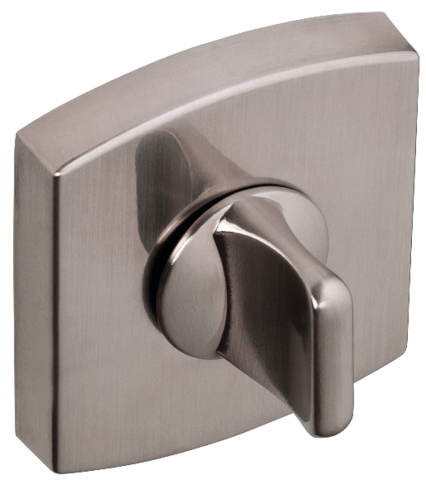Paire de rosaces 6425 Muze BEZAULT - Platine aspect inox - Bec de cane WC - 865971