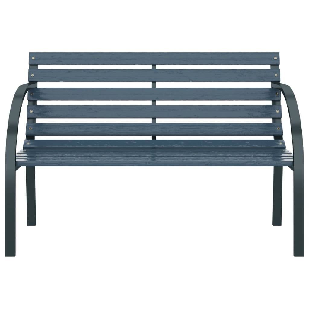 Maison Chic - Banc de jardin - Banc d'extérieur - Banquette 120 cm Gris Bois - Imagen 3