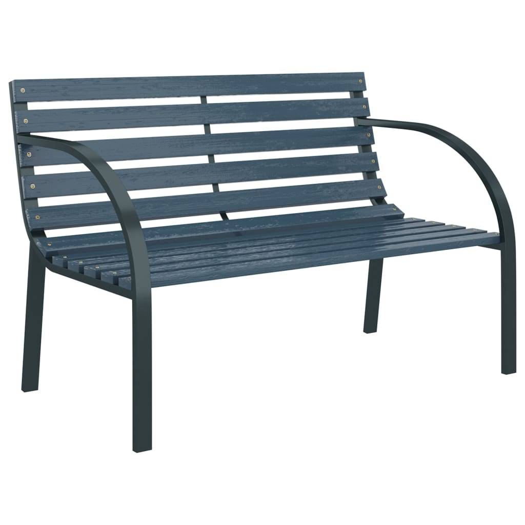 Maison Chic - Banc de jardin - Banc d'extérieur - Banquette 120 cm Gris Bois - Imagen 1