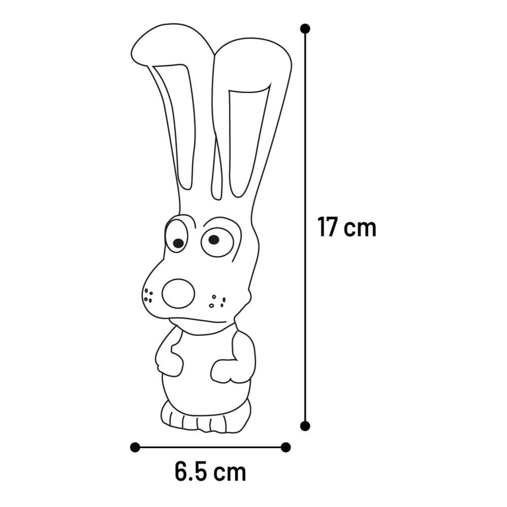 Flamingo - Jouet chien Teeta Âne, Chien, Renard, Lapin 17 cm H vendu a l'unité. - Imagen 6