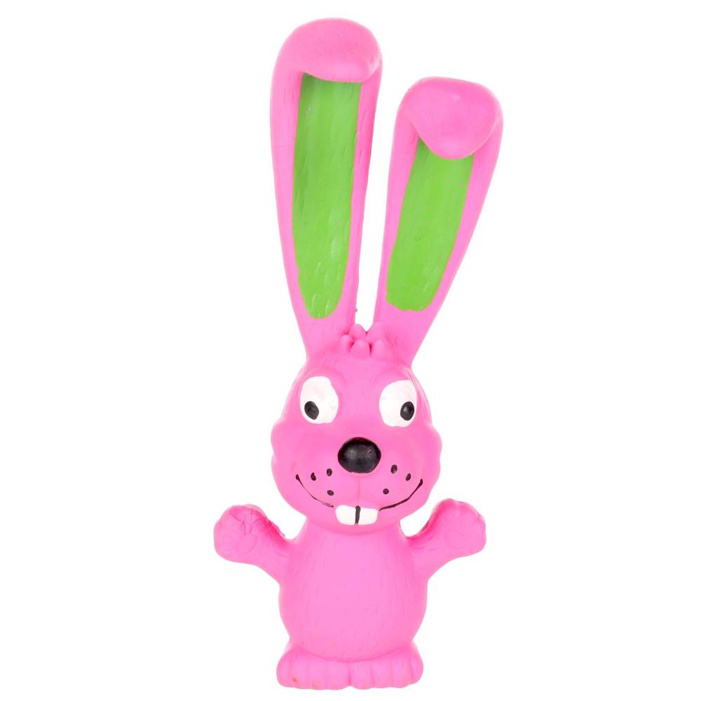 Flamingo - Jouet chien Teeta Âne, Chien, Renard, Lapin 17 cm H vendu a l'unité. - Imagen 4