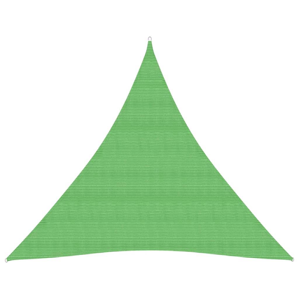 Helloshop26 - Voile toile d'ombrage parasol 160 g/m² PEHD 3,6 x 3,6 x 3,6 m vert clair - Imagen 1