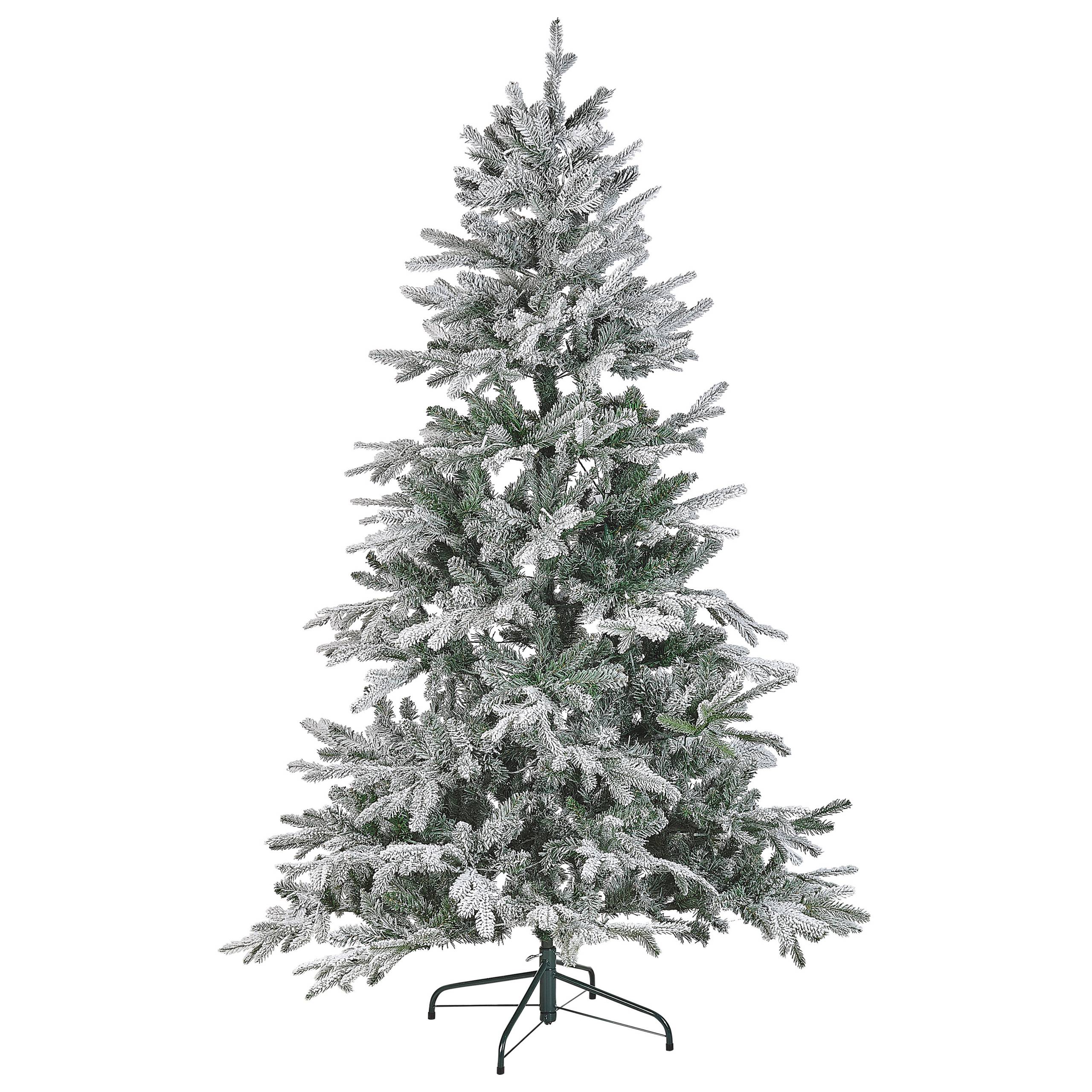 Beliani - Sapin de Noël Matière synthétique Blanc MIETTE - Beliani - Imagen 4