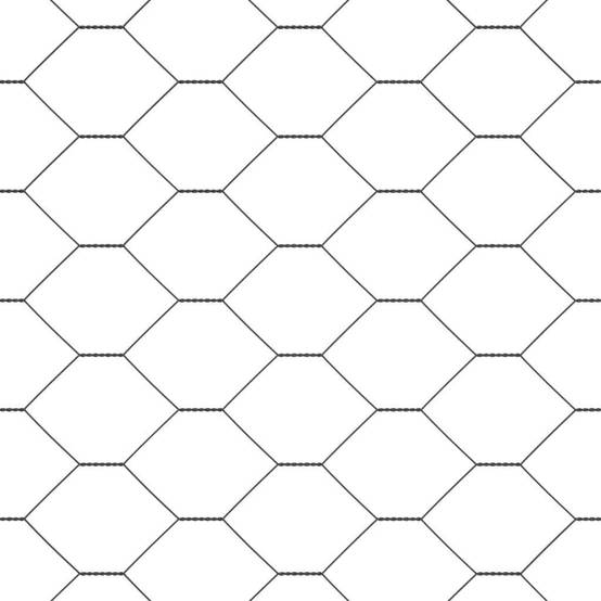 Clôture hexagonale PVC gris 100 x 1,2 cm, Poids :20.85kg - PANGIVO - Image 7