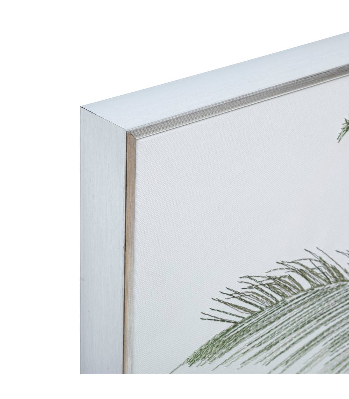 Tableau Toile murale brodée et encadrée Grand Palmier 70 x 50 cm - Imagen 2