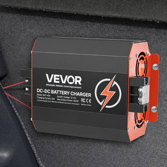 VEVOR Chargeur batterie CC-CC 12 V 40 A, 500 W, plomb, lithium, AGM. Voitures. - Image 8