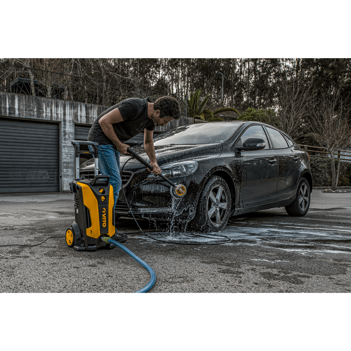 Nettoyeur haute pression 130 bar  1800W Induction Lance laiton Tuyau 5m Réservoir détergent VITO - Imagen 8