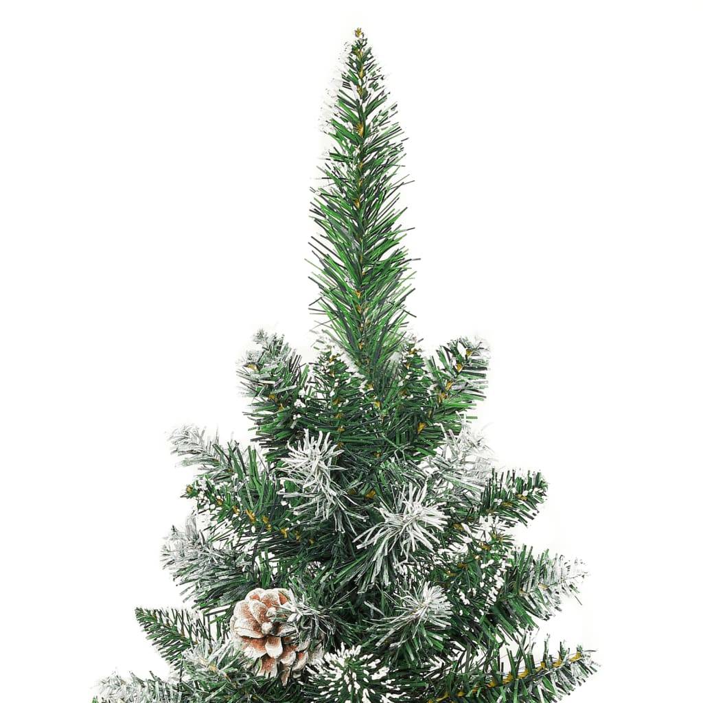 Vidaxl - Sapin de Noël artificiel mince avec support 150 cm PVC vidaXL 345165 - Image 4