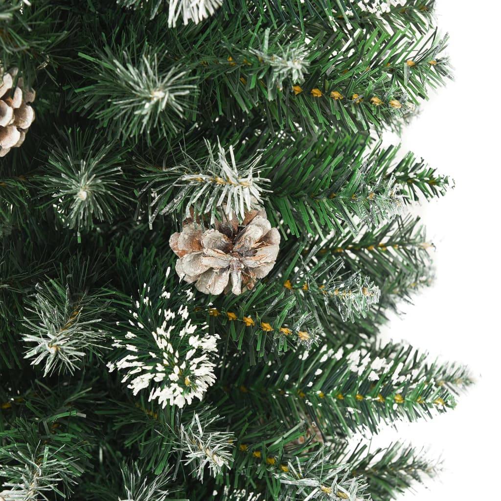 Vidaxl - Sapin de Noël artificiel mince avec support 150 cm PVC vidaXL 345165 - Image 5