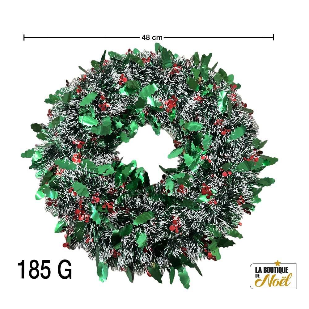 Couronne de l'Avent en guirlande de sapin artificiel 48 cm - LA BOUTIQUE DE Noël - Image 4