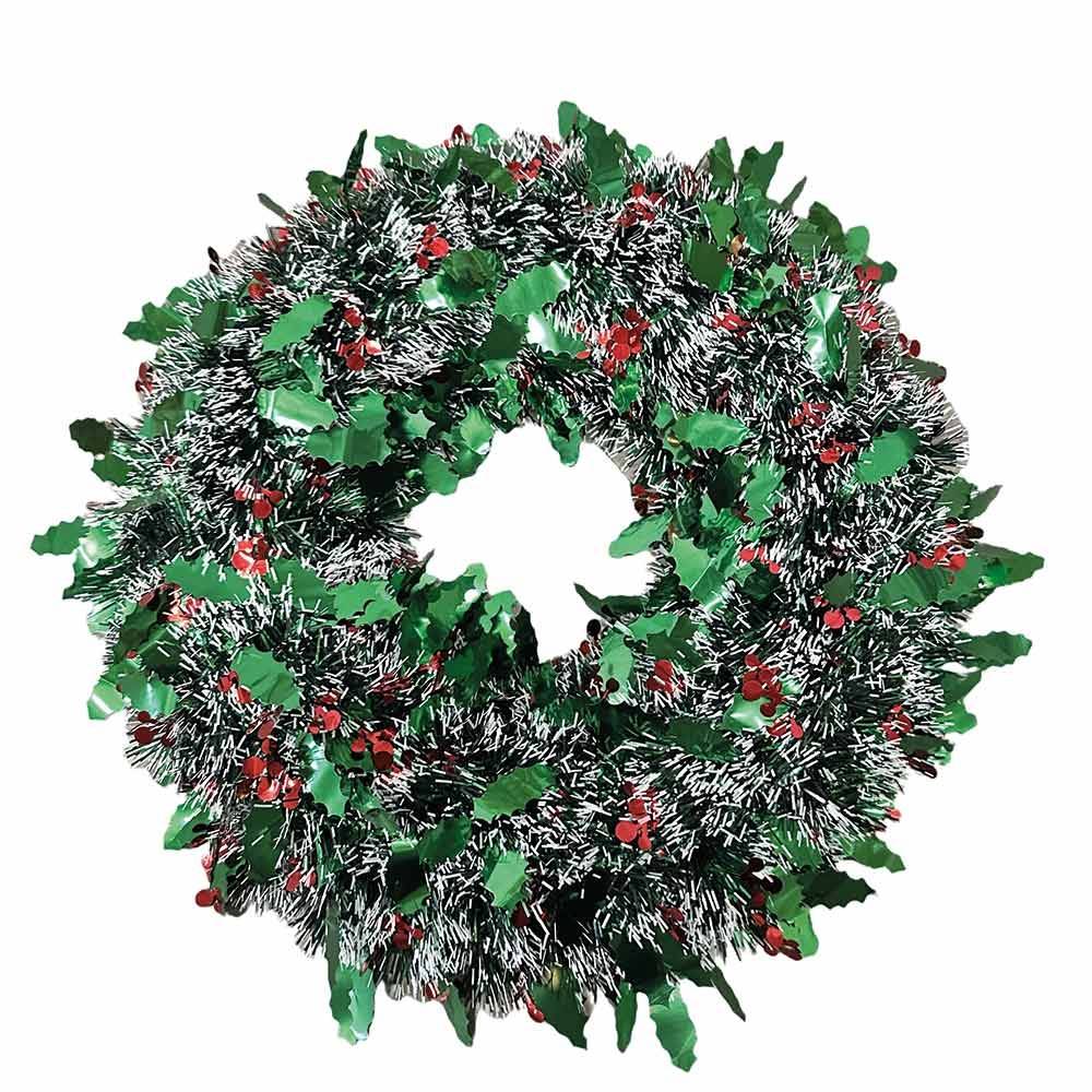 Couronne de l'Avent en guirlande de sapin artificiel 48 cm - LA BOUTIQUE DE Noël - Image 1