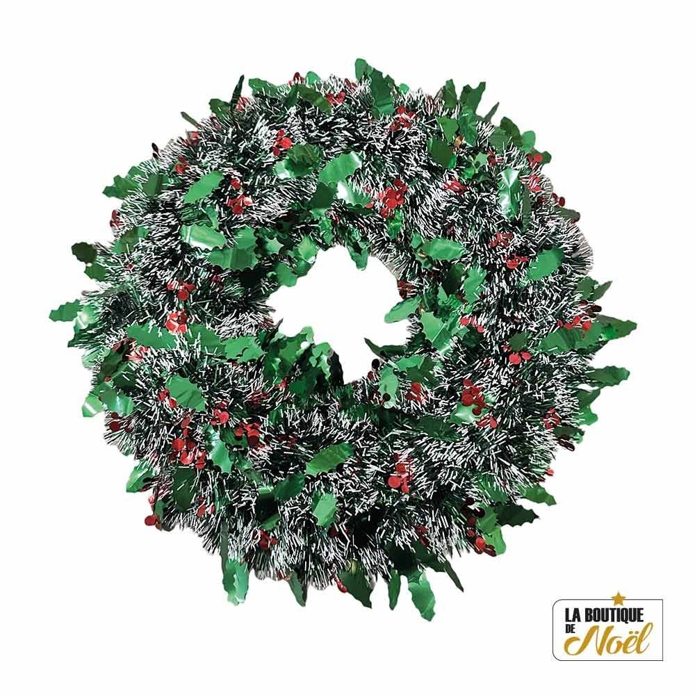 Couronne de l'Avent en guirlande de sapin artificiel 48 cm - LA BOUTIQUE DE Noël - Image 2