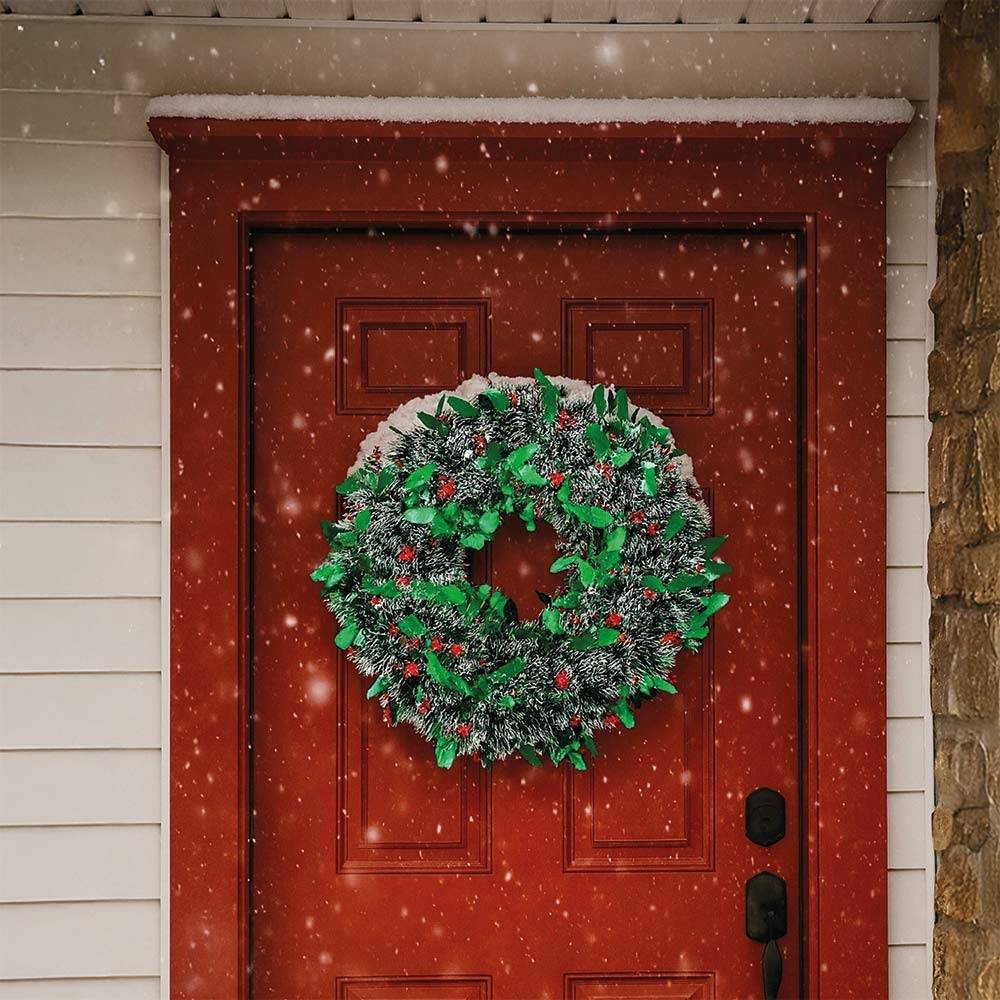 Couronne de l'Avent en guirlande de sapin artificiel 48 cm - LA BOUTIQUE DE Noël - Image 7