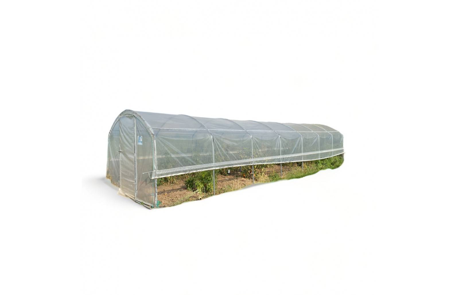 Serre tunnel de jardin - 27m² - 3 x 9 m - pieds droits - aérations latérales - 4 saisons - LES SERRES TONNEAU - Image 9