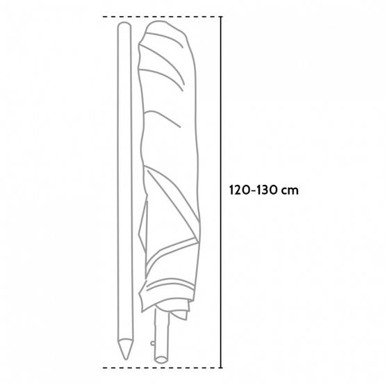 Parasol de plage léger visser protection UV 220 cm Solis - Image 6