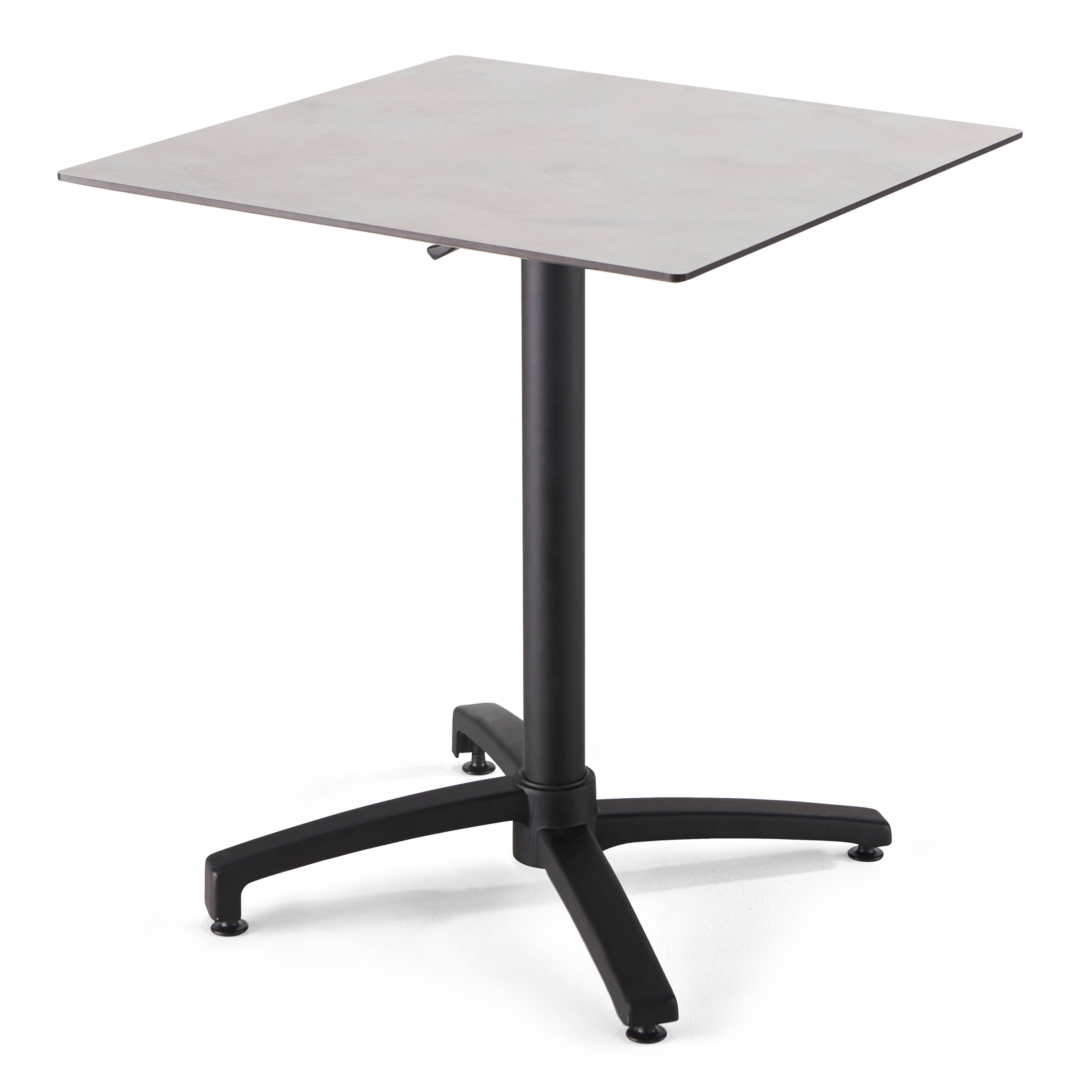 Oviala - Table de terrasse 60 cm inclinable beton gris clair Opéra - Oviala - Imagen 1