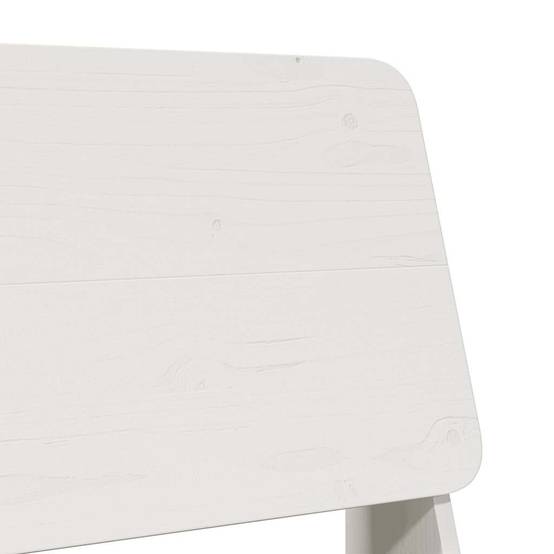 Set de 2 Fauteuils de Jardin Bas en Bois de Pin Massif pour Balcon et Patio Blanc – ComfortXL Outdoor Living - Image 8